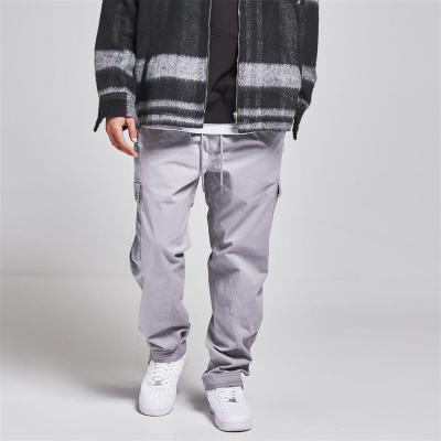 China Custom Printed Oversized Anti-wrinkle Logo Work Pants Men Cargo Long Pants For Men for sale