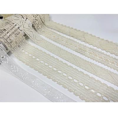 China Other Garment Accessories Trims And Cotton Lace Up Embroidery Trim Embroidery Lace for sale