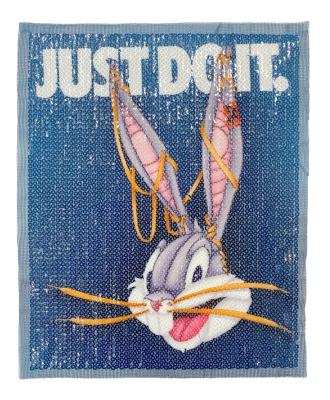 China Other Garment & Transforming Accessories Rabbit Embroidered Patches Large Patches For Clothing for sale