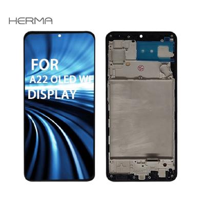 China Hot Fashion Mobile Phones For Samsung A22 Phone LCD Screen Display For Sale Original Mobile Phone A22 OLED WF LCDs for sale