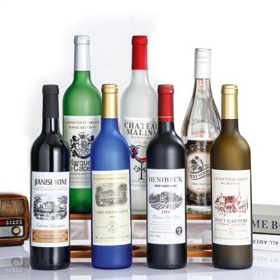 China Beverage Durable Using Product Widely Popular Around 750ml Red Wine Bottle for sale