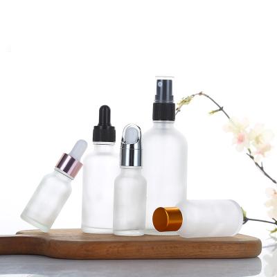 China Various Cosmetic Promotional Goods Using Popular Product Luxury Glass Dropper Bottle for sale