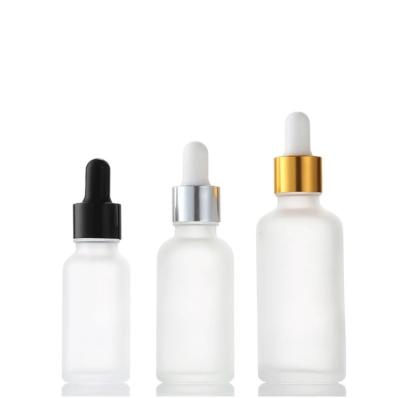 China New Type Popular Selling Product 100ml Round Cosmetic Dropper Well Glass Bottle for sale