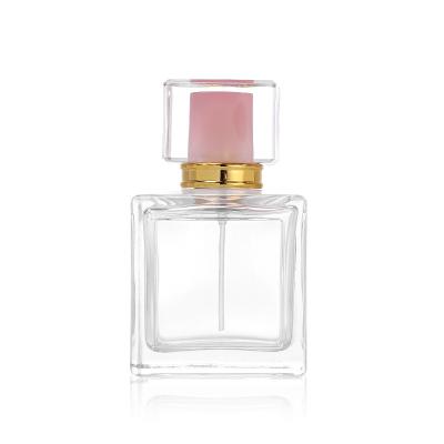 China Wholesale High Quality Luxury Cosmetic Dropper Bottle 100ml Transparent Square Glass Perfume Bottle for sale