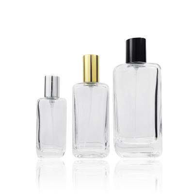 China 25ml 50ml 100ml Cosmetic Wholesale Luxury Recyclable Empty Glass Perfume Bottle With Pump Spray Cap for sale