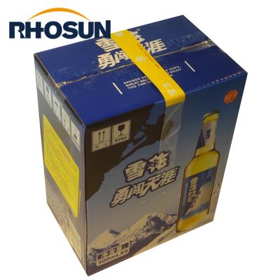 China Waterproof Adhesive Carry Handle Label For Carton Box for sale