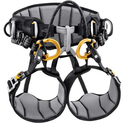 China Hot Sale Outdoor Personal Protective Half Body Safety Harness Half Body Climbing Safety Belt With Waist Support for sale