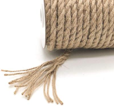 China High Quality Natural Sisal Rope Factory Price Sisal Rope Jute Gardening Rope Twist 10mm Jute Rope for sale