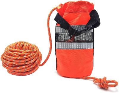 China Durable Outdoor Throwing Floating Lifeline Rescue Rope Water Rescue Rope With Wristband Hand Ring for sale