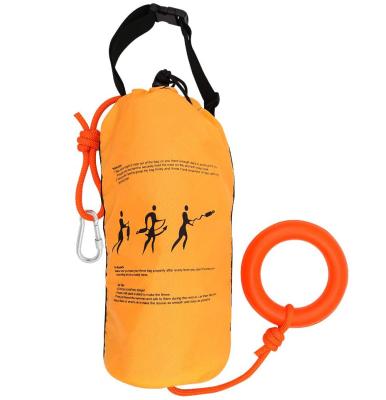 China Durable Water Rescue Rope 6mm-12mm Lifeguard Lifeline With Hook Pull Rings for sale