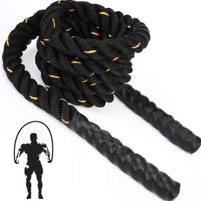 China Durable Heavy Jumping Attacking Jump Rope Gym Fitness Battle Rope Home Exercise Jump Rope Wrestling for sale