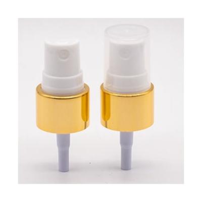 China Non Puddle Spray New Pinch Spray Pump Cap Aluminum Perfume Spray Cap Pump Aluminum Perfume Spray Cap Pump for sale