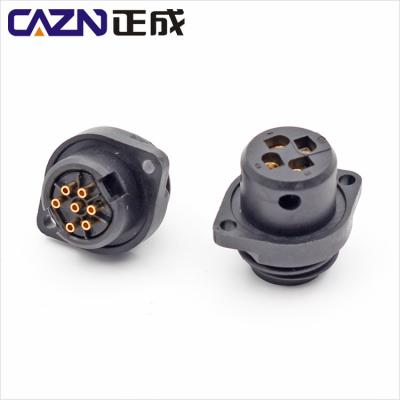 China 4pin 7pin Automotive Panel Mount Socket RD24 Connector Waterproof Binder 692 693 for sale