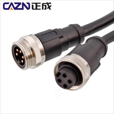 China Euro Standard Electronic 7/8 -16UNF Straight Molding 7/8 3 4 5 Pin Mount Cable Connector Waterproof Industrial Use CC-LINK for sale