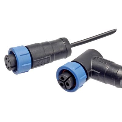 China Waterproof Automotive E10 Bayonet Weld Type - 2 3 4 Pin Large Current Outdoor Use 10A Plastic M10 Connector for sale