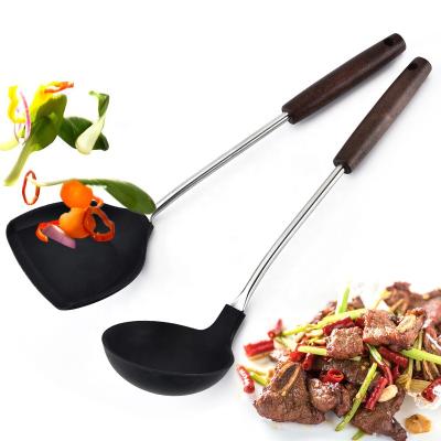 China Viable Silicone Cooking Instruments Kitchen Utensils With Stainless Steel Handle For Kitchen Cooking Cooking Utensil Baking Set for sale