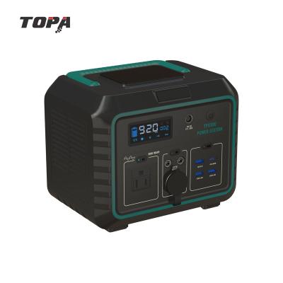 China TOPA Power Station Generator 300w Inverter Lithium Battery Wireless Charging Portable Solar Power Station for sale