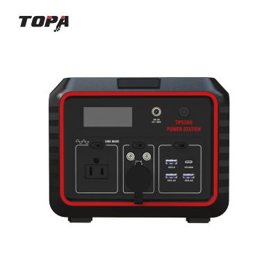 China TOPA 300W 220v Solar System Bank Charge Stations 300watt Portable Power Station 296Wh for sale