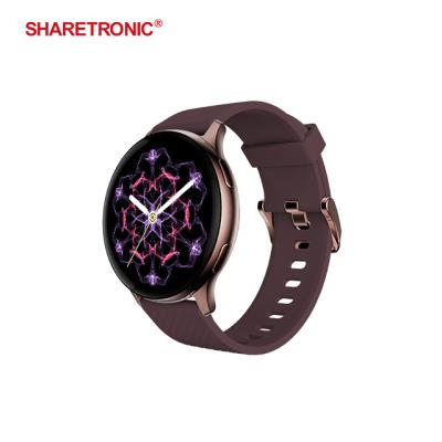 China 1.43 Color MP3 Playback Big Full Touch Black Silver Red Blue Round Screen 128mb Memory Wearable Smart Watch for sale