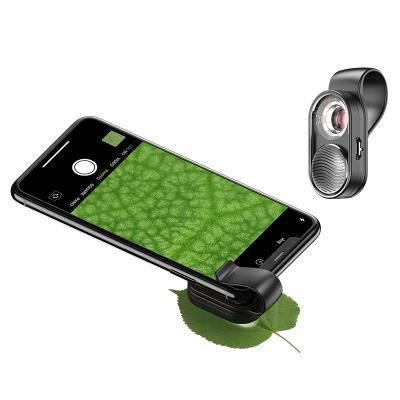 China Quick and easy to attach to your phone's camera Apexel 100x External Cell Phone Microscope for sale