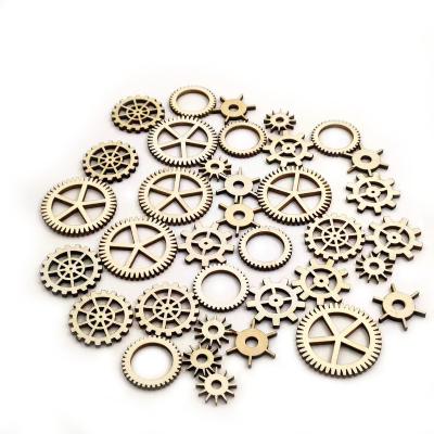 China Europe Wooden Speed ​​Crafts Manufacturers 36pcs Decorative Wood Slices Wheels for sale