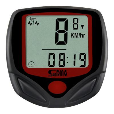 China Rainproof Sensor Low Power Sunding Bike Bicycle Tachometer Odometer Cycle Meter Speed ​​Sensor Computer Cable M/H Reminder Indoor Outdoor Exercise for sale