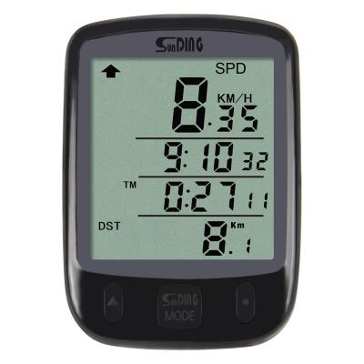 China Speed ​​Sensor Smart Backlight Sunding Backlight Overspeed Reminder Waterproof Cable Bicycle Computer Bicycle Cable Stopwatch for sale