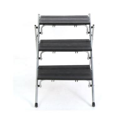 China Stored Portable Folding 4 Rows Dog Ladder for sale