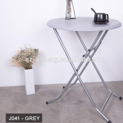 China Portable Modern European Folding Camping Furniture Metal Table Small Foldableround Portable Corner Table for sale