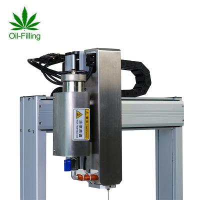 China Disposable Food 510 Cartridge Filling Machine Semi Automatic Aerosol Filling Machine for sale