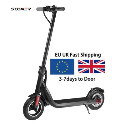 China EU warehouse 10inch unisex escooter 350W 10.4Ah cheap folding lithium battery 2 wheel adult unisex free shipping electric scooter for sale