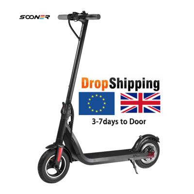 China 10inch Folding Suspension Folding Scooter Two Wheel UK Electrico Unisex Electric Adult Scooters Fast E-scooter for sale