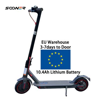 China 10:4AM electric foldable skuter scooter 8.5inch solid tire e-scooter 350W unisex free shipping European UK warehouse scooter for sale