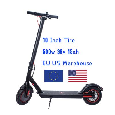 China Powerful Brushless Electric 500W Unisex Electric Scooter Two Wheel Scooter For Adults for sale