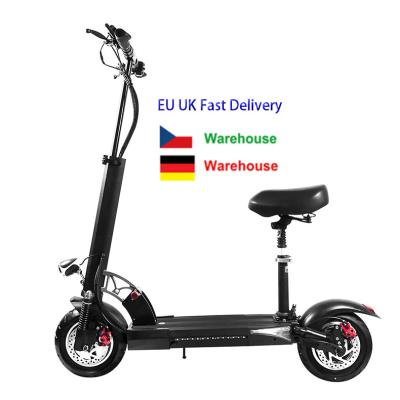 China Free Shipping Folding Electric Scooter 800W 10inch EU Double Suspension Seat Electric Scooter Unisex Free Shipping for sale