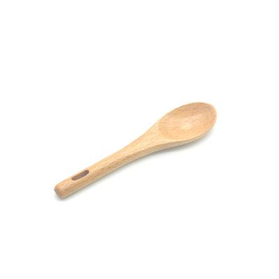 China Viable 10.7cm Mini Personalize Espresso Condiment Wooden Scoop Spoon for sale