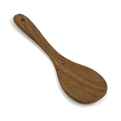 China Viable Wide Cook Spoon Shovel Small Wooden Rice Spatula for sale