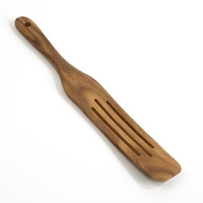 China Sustainable Cook Teak Wooden Spatula Spurtles Salad Kitchen Tool for sale