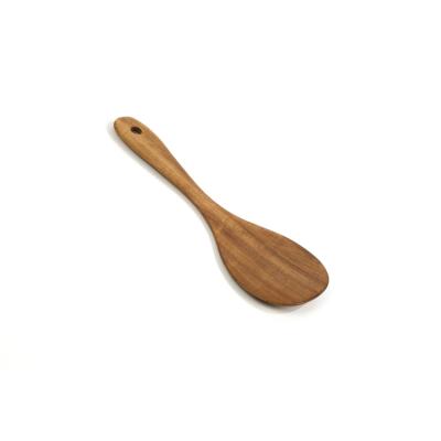 China Wholesale Traditional Biodegradable High Temperature Resistance Resistance Rice Wooden Spatula for sale