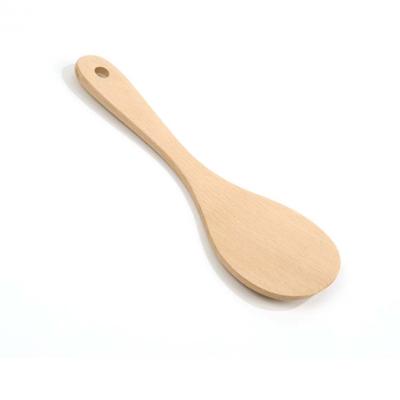 China Japanese Style Eco - Friendly Sustainable Solid OEM Wooden Rice Spatula for sale