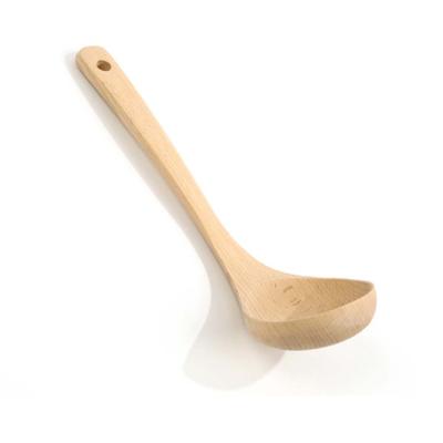 China New Design Sustainable Cookware All-Season Kitchen Utensils Wooden Soup Spoon Pouch for sale