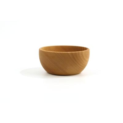 China Sustainable Manufacturer Wholesale Sustainable Snack Handmade Pure Handcraft Tableware Wooden Bowl for sale