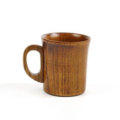 China Eco - Friendly Sustainable Handcraft Natural Wooden Vintage Japanese Coffee Mug for sale