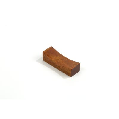 China Multifunctional Factory Supply Sustainable Small Handcraft Rectangle Pure Natural Wood Grain Chopstick Rest for sale