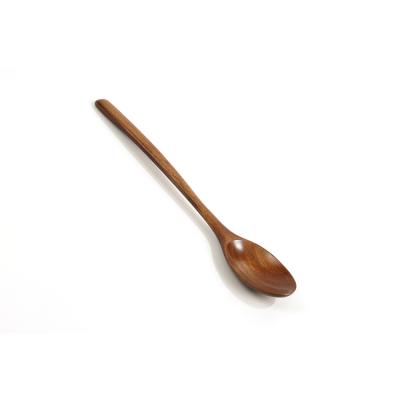 China Sustainable promotional gift pure handcraft sustainable natural biodegradable wooden mixing spoon for sale