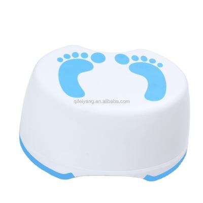 China Anti-slip Wholesale Plastic Toilet Step Stool Safety Baby Kids Kitchen Step Stool for sale