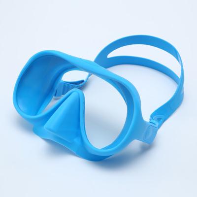 China Anti-leak wholesale cheap adult scuba upgraded anti-fog swimming spearfishing mask for sale