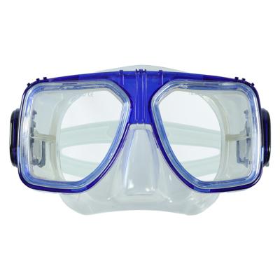 China 2021 Factory Direct Sale Eco-friendly Silicone Tempered Glasses Diving Equipment Underwater Scuba Diving Mask for sale