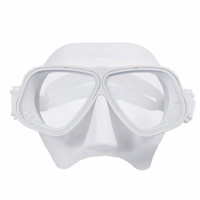 China Mask Diving Freediving Mask Plated Low Volume Mermaid Scuba Mask Diving Goggles for sale