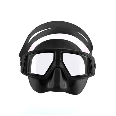 China Professional Freedive Hot Selling Freedive Frame PC Diving Mask Anti-Fog/Anti-UV/Durable Low Volume for sale